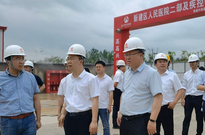 新建區(qū)委常委、常務(wù)副區(qū)長賈中強到新建區(qū)職業(yè)技術(shù)學校新校區(qū)建設(shè)項目、新建區(qū)人民醫(yī)院二部及疾控中心項目調(diào)研